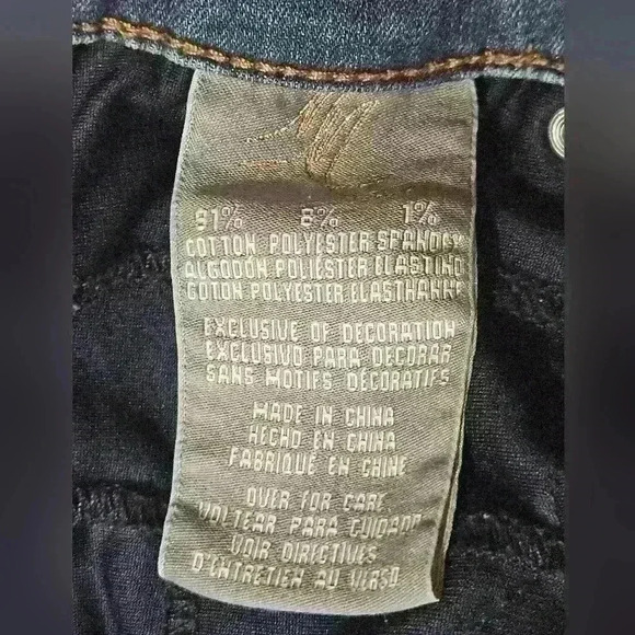 Melissa McCarthy Seven7 Skinny Midrise Distressed Blue Jeans Sz 24W NWOT - Picture 9 of 9